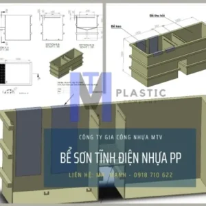 Bể nhúng sơn tĩnh điện Bể nhúng sơn tĩnh điện
