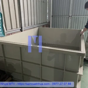 Bồn bể nhựa PP được sản xuất từ tấm nhựa PP đảm bảo kín khít không rò rỉ
