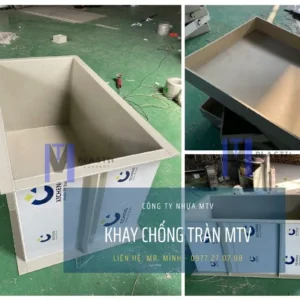 Khay chống tràn hóa chất bằng nhựa PP, PVC