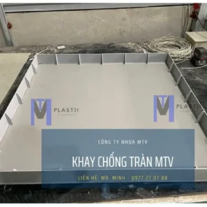 Khay chống tràn hóa chất bằng nhựa PP PVC
