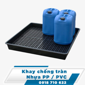 Khay chống tràn hóa chất bằng nhựa PP, PVC