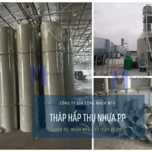 Tháp hấp thụ nhựa PP được chế tạo chất lượng cao của MTV