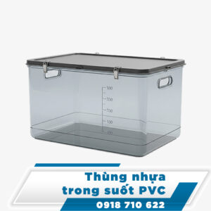Thùng nhựa trong suốt PVC Thùng nhựa trong suốt PVC