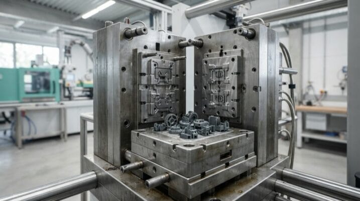 Khuôn mẫu cơ khí chính xác và chi tiết nhựa kỹ thuật trong quy trình gia công nhựa công nghiệp